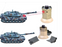 RCP-99865 1:28 CHAR DE COMBAT RADIO-COMMANDÉ KING TIGER VS BUNKER 99865