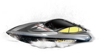 RCP-PHANTOM17GRAY PHANTOM17 - 17" RC Jetboat PHANTOM17