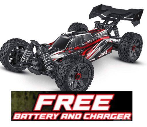 TRA90154-4RED Traxxas Jato 4x4 Brushless BL-2S with clipless body - Red**Free battery charger with the purchase of this truck. Please add TRA2827X and TRA2920 to your order  to get it free.** if you order from this promotion it is final sale