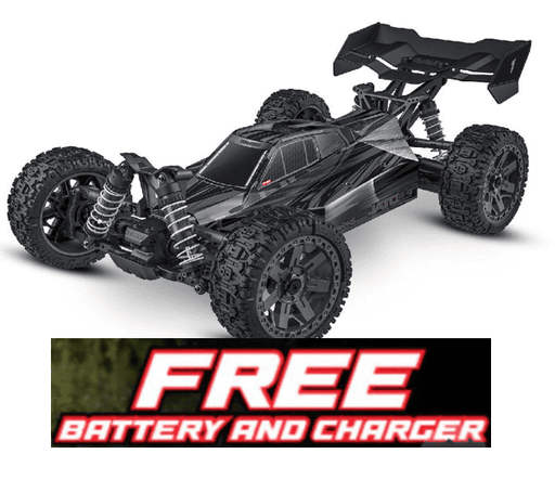 TRA90154-4BLACK Traxxas Jato 4x4 Brushless BL-2S with clipless body - Black **Free battery charger with the purchase of this truck. Please add TRA2827X and TRA2920 to your order  to get it free.** if you order from this promotion it is final sale