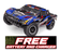 TRA58334-4 BLUE /10 Slash 2WD, BL-2s HD Brushless, Clipless - Blue **Free battery charger with the purchase of this truck. Please add TRA2827X and TRA2920 to your order  to get it free.** if you order from this promotion it is final sale