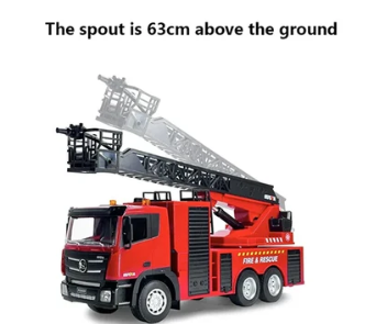 RCP-1361 1/18 2.4G 9CH RC Fire truck 1361