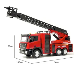 RCP-1361 1/18 2.4G 9CH RC Fire truck 1361