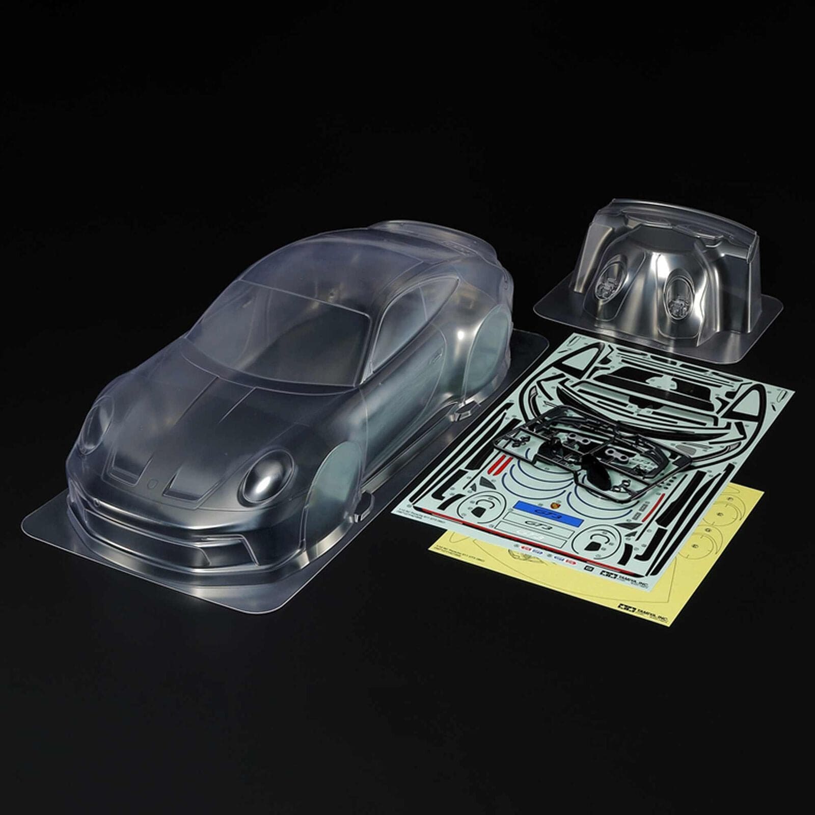 ビティデザイン PORSCHE 1/10ボディ TAM51705 1/10 Scale RC Porsche 911 GT3 (992) Body Parts Set