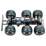 TAM58653 1/18 King Yellow G6-01 6x6 Monster Truck Kit