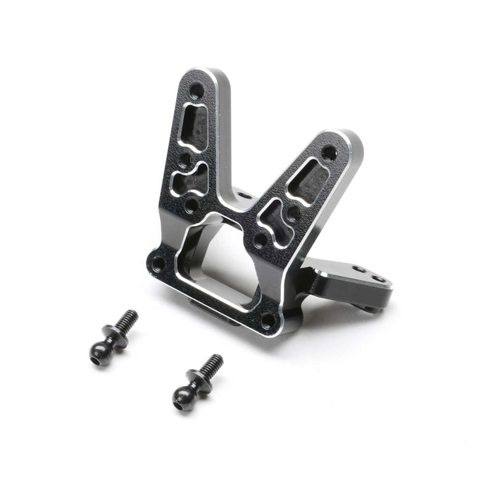 TLR-1072 Rear Bulkhead, Aluminum, Black: 22S Sprint