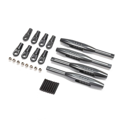 TLR144000 Lwr Shck Mount 4-Link BarSet ,15" (4): LMT, TTLMT