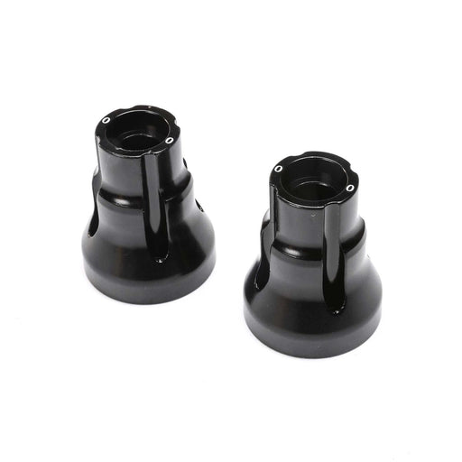 TLR144004 Rear Axle Mount Set,0 Deg,AL, BLK: LMT, TTLMT