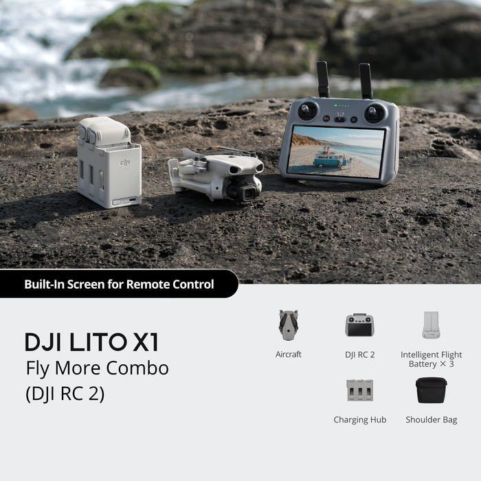 CP.MA.00000976.01 DJI Lito X1 Fly More Combo Plus (DJI RC 2)