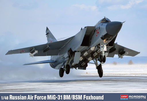 ACA12364 Academy 1/48 Russian Air Force MiG-31 BM/BSM Foxhound
