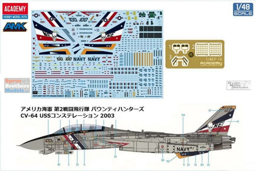 ACA12370 Academy 1/48 F-14D “VF-2 Bounty Hunters”