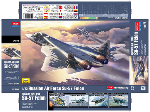 ACA12572 Academy 1/72 Russian Air Force Su-57 Felon