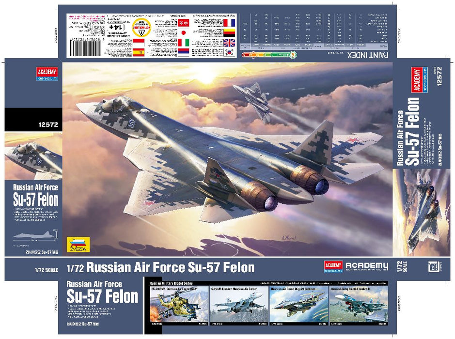 ACA12572 Academy 1/72 Russian Air Force Su-57 Felon