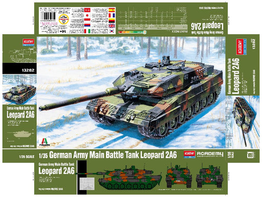 ACA13282 Academy 1/35 German Leopard2 A6