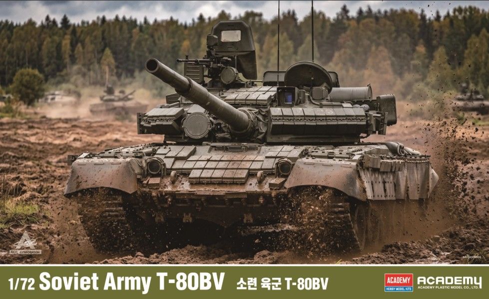 ACA13434 Academy 1/72 Soviet Army T-80BV