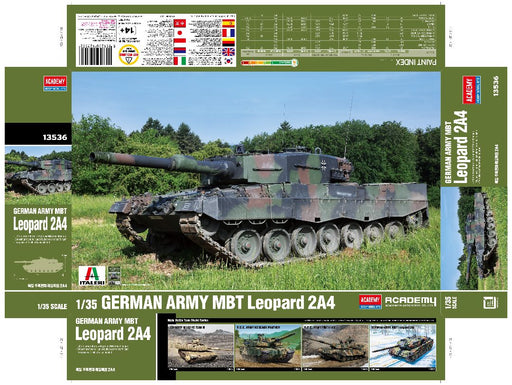 ACA13536 Academy 1/35 German Army MBT Leopard2 A4