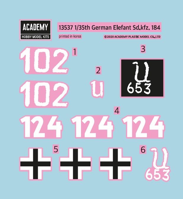 ACA13537 Academy 1/35 German Elefant Sd.kfz.184