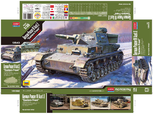 ACA13543 Academy 1/35 German Panzer IV Ausf.E "Eastern Front"