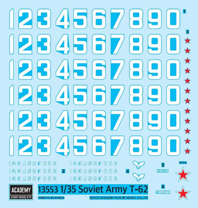 ACA13553 Academy 1/35 Soviet Army T-62