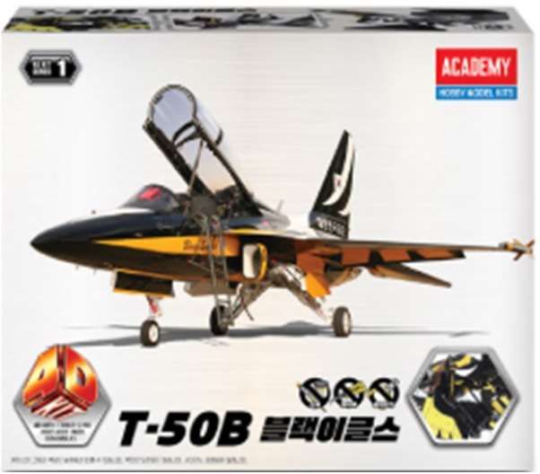 ACA15400 Academy T-50B Black Eagles 4D Model Kit