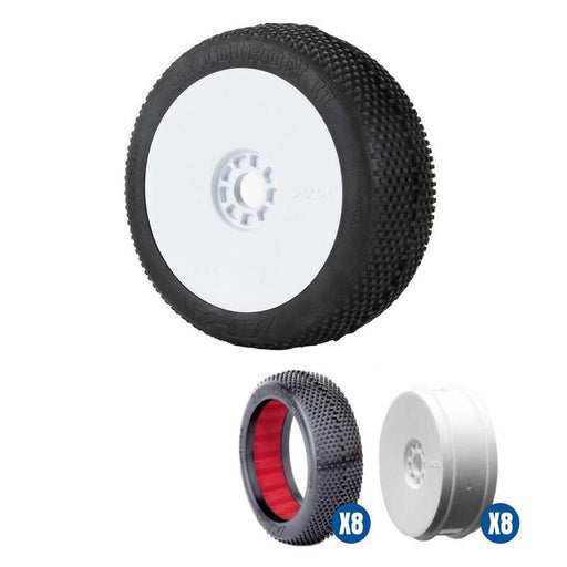 AKA14013QRWB AKA 1/8 Buggy Gridiron II SSLW Off-Road Racer Bundle - White