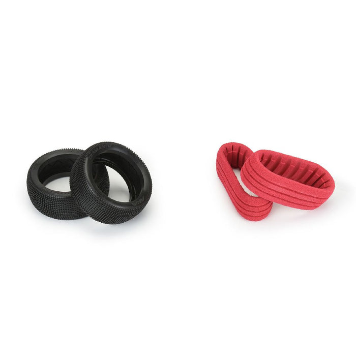 AKA14035ZR AKA Products 1/8 Diamante MLW F/R Off-Road Buggy Tires (2)