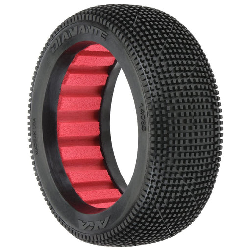 AKA14035ZR AKA Products 1/8 Diamante MLW F/R Off-Road Buggy Tires (2)