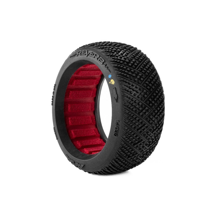 AKA14039QRW AKA Reverb Super Soft Long Wear 1/8 Buggy Tires MTD (2) - White