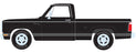 AMM1355/06 American Muscle 1/18 1979 Dodge SWB Sweptline Pickup - Black