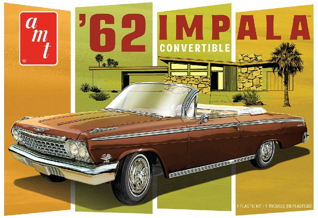 AMT1355M/12 AMT 1/25 1962 Chevy Impala Convertible Model Kit (Level 2)