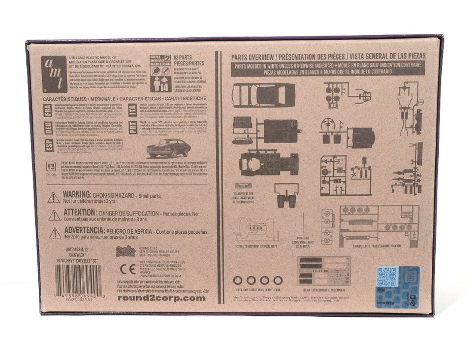 AMT1453M/12 AMT 1/25 1970 Chevy Chevelle John Wick