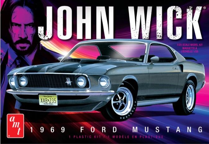 AMT1454M/12 AMT 1/25 1969 Ford Mustang Mach 1 John Wick