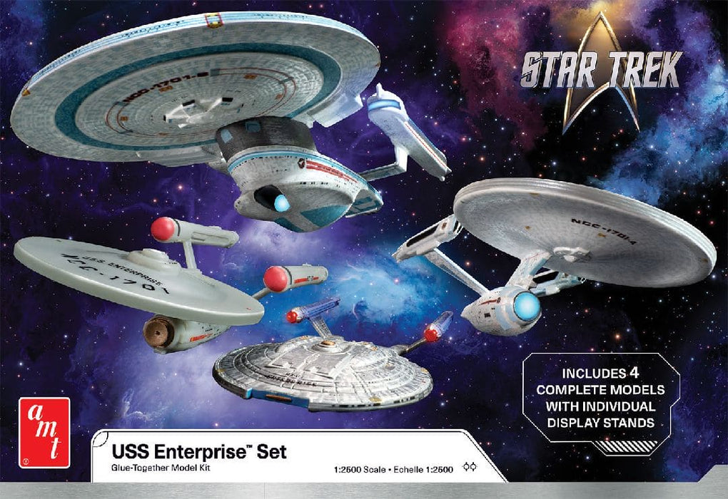 AMT1485/12 AMT 1/2500 Star Trek U.S.S. Enterprise Four Ship Set (Level 2)