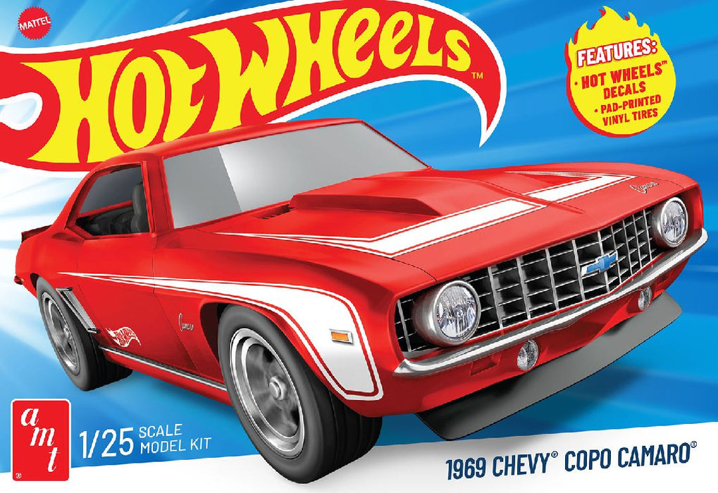 AMT1497/12 AMT 1/25 1969 Chevy Camaro COPO Hot Wheels (Level 2)