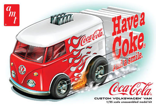 AMT1518/12 AMT 1/25 Volkswagen Van Show Rod Coca-Cola Model Kit (Level 2)