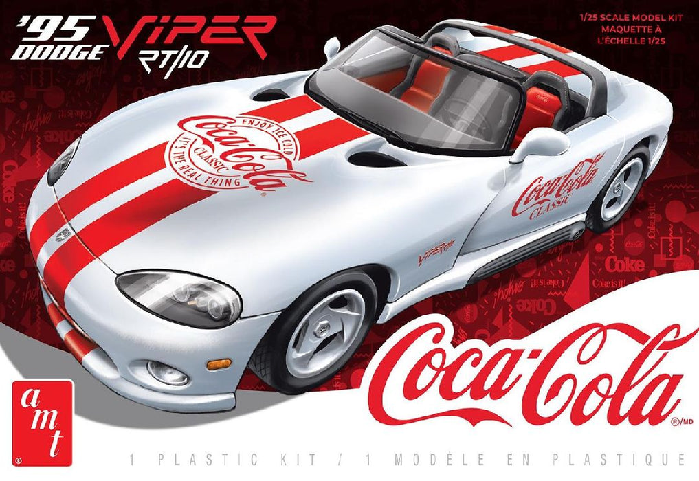 AMT1573M/12 AMT 1995 Dodge Viper RT-10 Coca-Cola 1/25 Model Kit (Level 2)