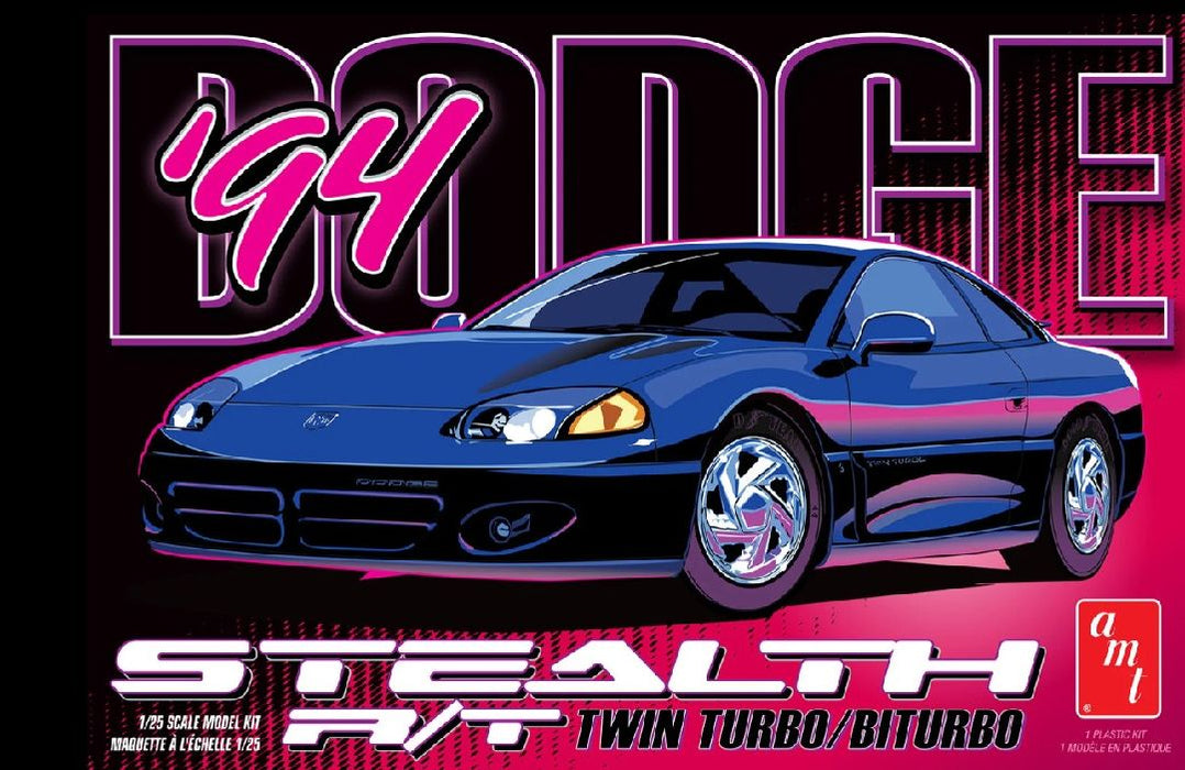 AMT1587M/12 AMT Dodge Stealth R/T Twin Turbo 1/25 Model Kit (Level 2)