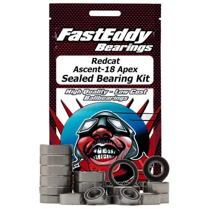 TFE9988 Fast Eddy Redcat Ascent-18 Apex Sealed Bearing Kit