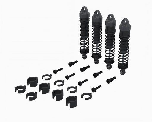 ARA-2591 Arrma Shock Set, 71mm Length, 500cSt Oil (4pcs) - GROM
