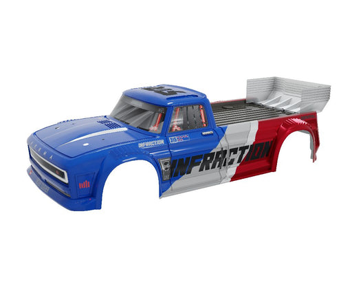 ARA-2644 Arrma INFRACTION 4X4 All Road 3S BLX Painted Body - Blue/Red