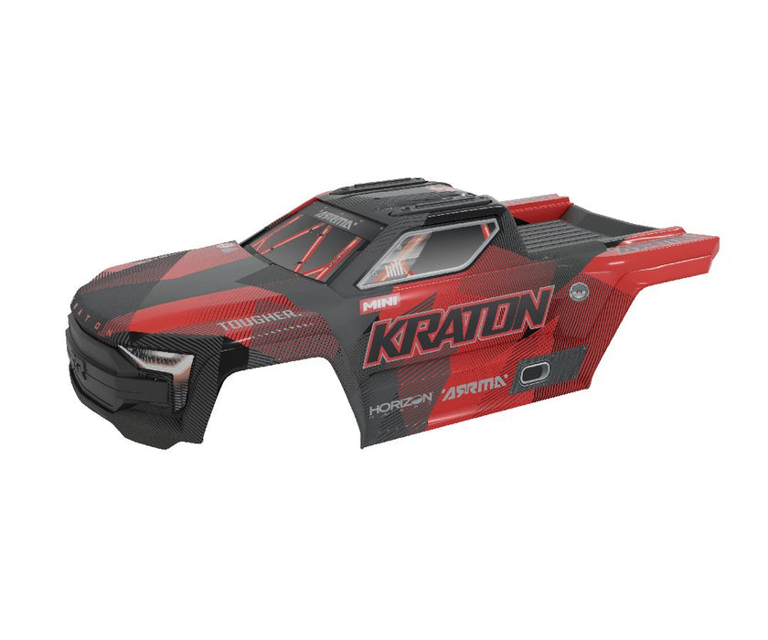 ARA-2652 Arrma Mini KRATON Body (Black/Red)