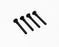 ARA-2715 Arrma Screw Hinge Pin 3.5x26.6mm (4Pcs)