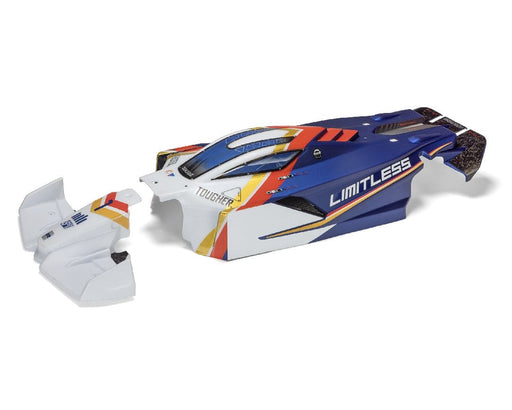 ARA-2810 Arrma LIMITLESS Painted Decaled Trimmed Body (White/Blue