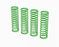 ARA-2895 Arrma Shock Spring Set E - Green - 0.55N/mm (4pcs) - GROM