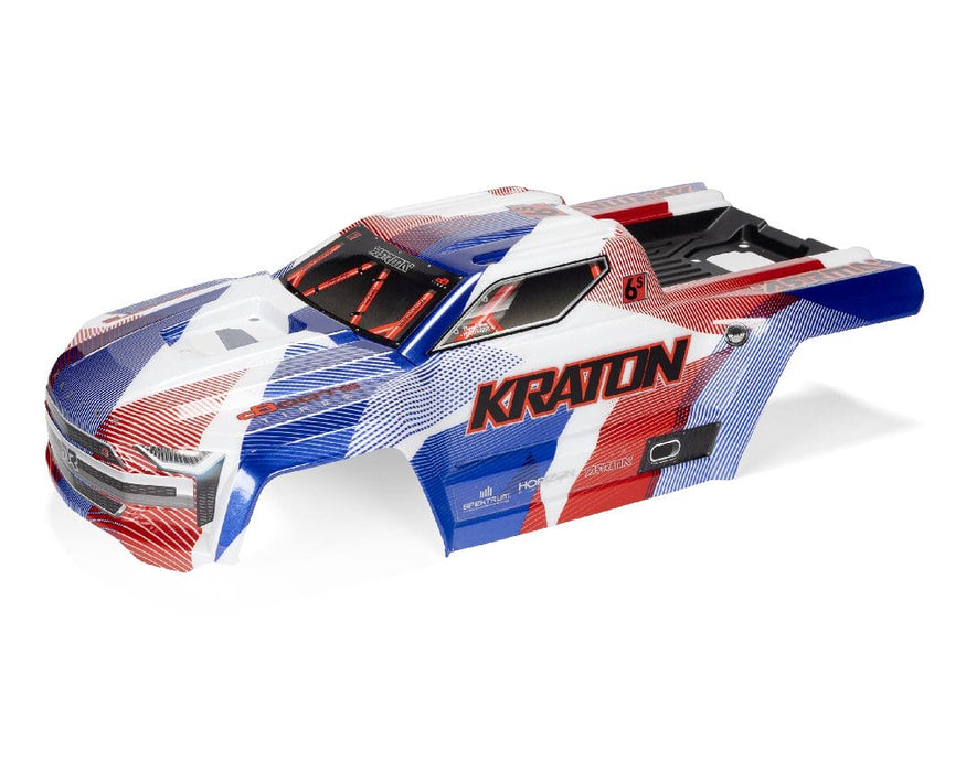 ARA-3009 Arrma KRATON Painted Decaled Trimmed Body Set (Blue/Red)