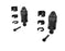 ARA-3595 Arrma Rear Shock Set 38.5mm Length, 800cSt Oil - GROM (2Pcs)