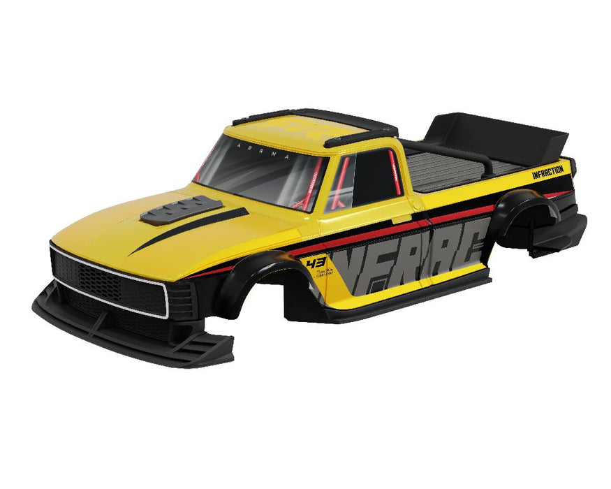 ARA-3602 Arrma INFRACTION GROM Body - Yellow/Black