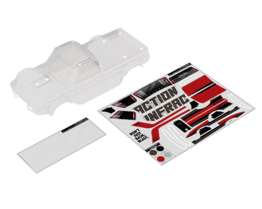 ARA-3604 Arrma INFRACTION GROM Body - Clear