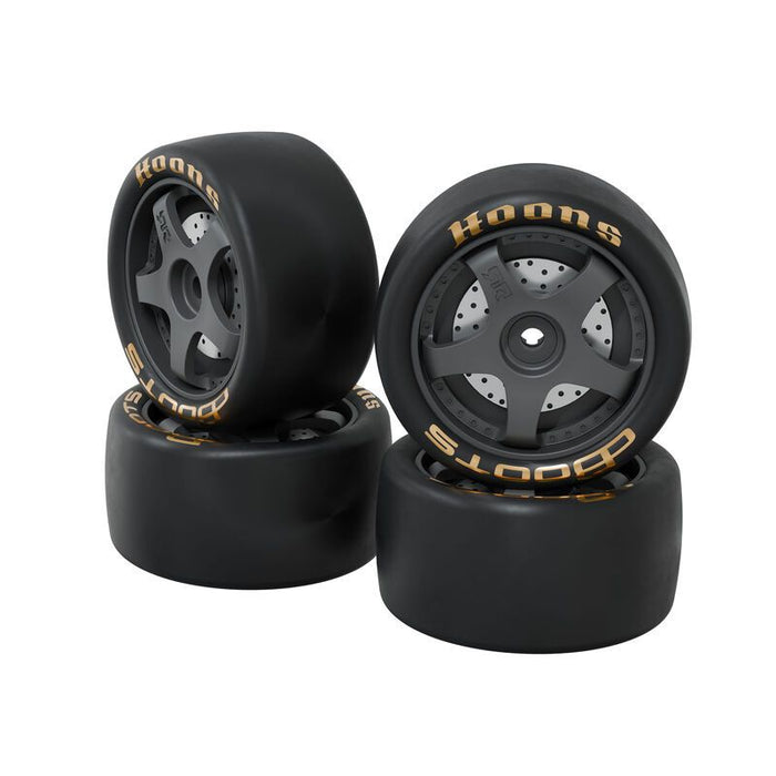 ARA-3616 Arrma Hoons 2.9 MTD Belted Tires 14mm Hex 5-Spoke (4) - Gold