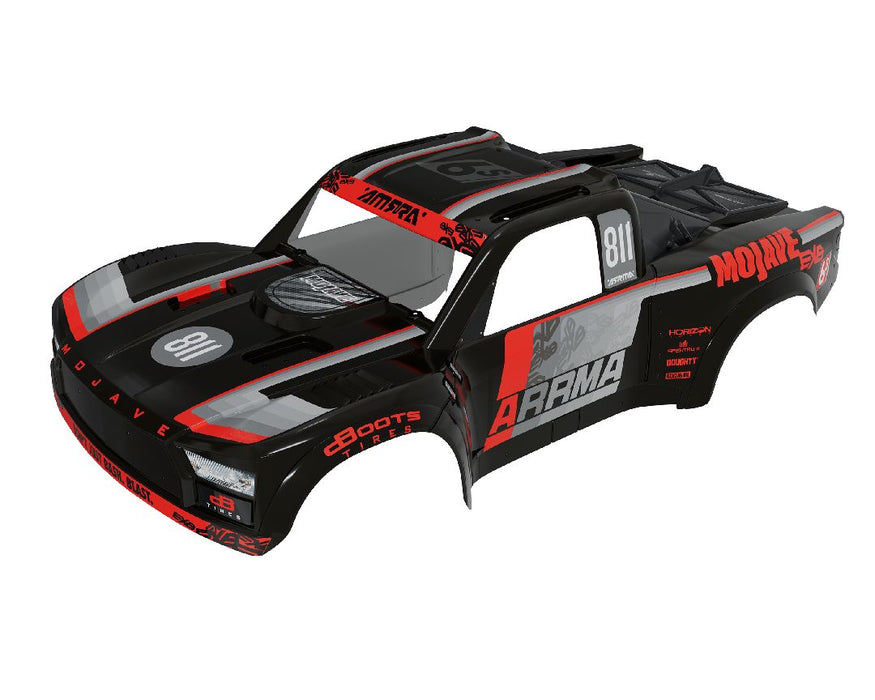 ARA-4443 Arrma Mojave 6S EXB Painted Decalled Trimmed Body - Black